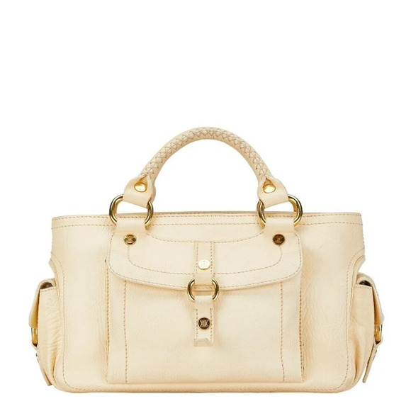 Celine Handbags - Celine Leather Boogie Handbag Leather Handbag in Good condition